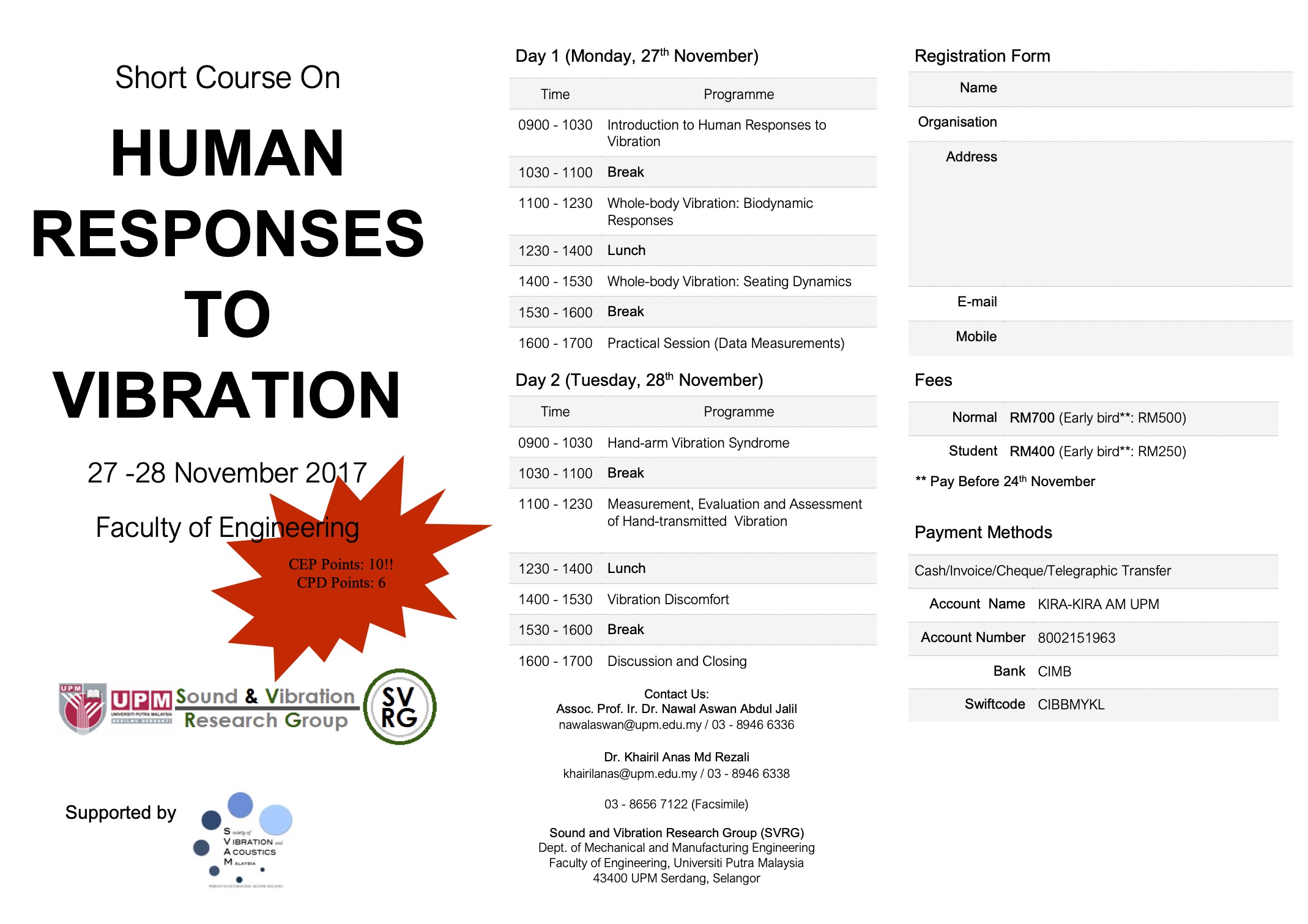 Human Response To Vibration SVAM 